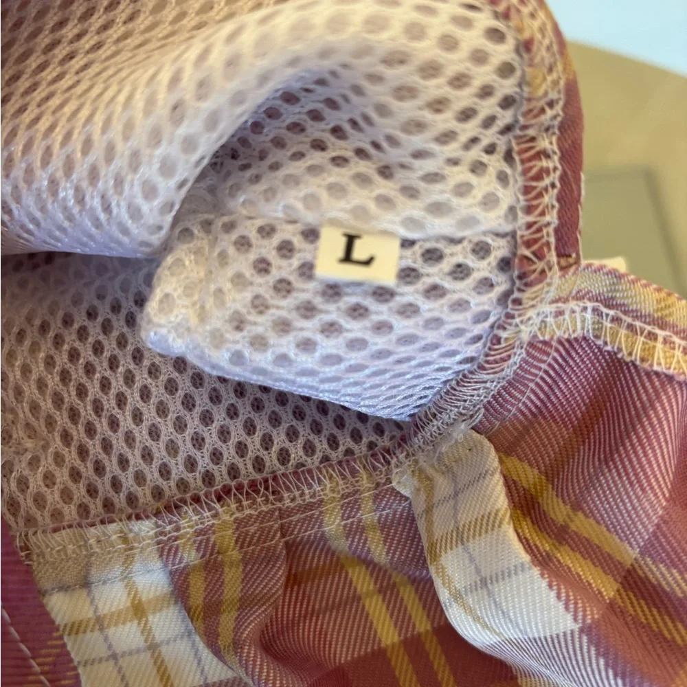 Plaid Dog Dress with Bow & Harness .